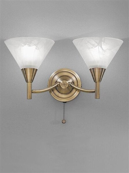 Franklite FL2251/2 Harmany Bronze 2 Light Wall Light