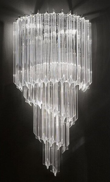Franklite Valentina FL2266/3 3 Light Crystal Wall Lamp
