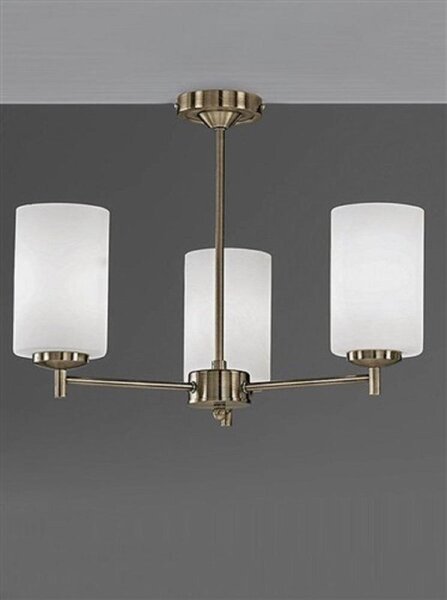 Franklite Decima FL2272/3 Bronze 3 Light Semi-Flush Ceiling Light