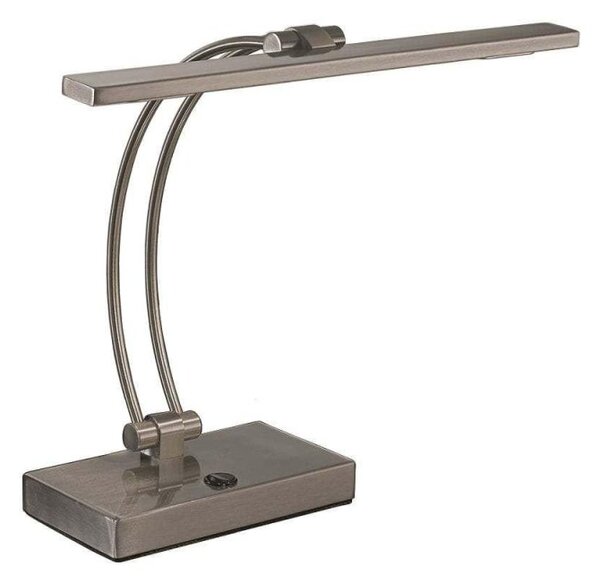 T892 Modern Satin Nickel LED Table Lamp
