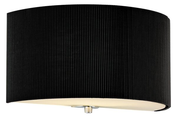 Dar ZAR0122 Zaragoza Black Wall Light