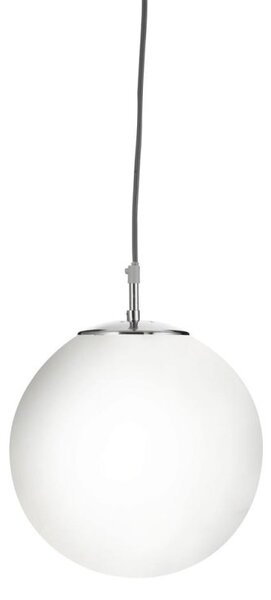 Searchlight 6066 Atom 1 Light Ceiling Pendant Light In Satin Silver