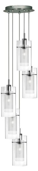 Searchlight 2305-5 Duo I, 5 Light Disc Ceiling Pendant