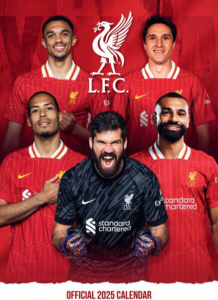 Calendar 2025 FC Liverpool