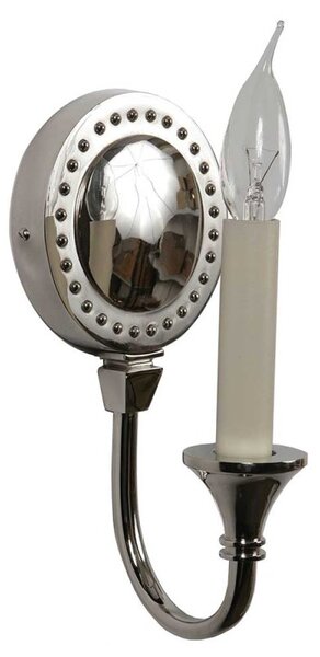 Opera N822 Solid Brass Nickel Plated Traditional 1 Light Wall Light