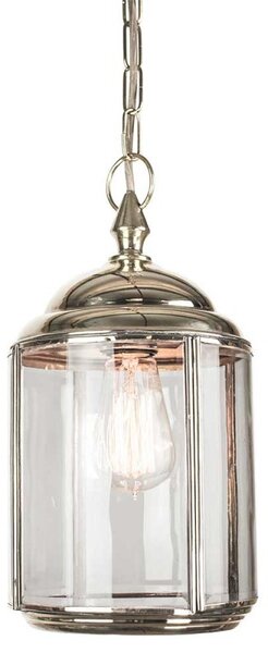 Wentworth N472 Traditional Solid Brass Nickel Plated 1 Light Pendant