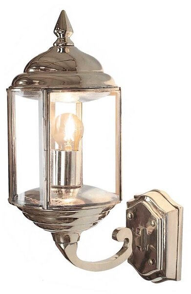 Wentworth N471 Exterior Solid Brass Nickel Plated 1 Light Wall Lamp