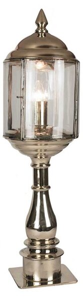 Wentworth N471P Nickel Plated Solid Brass 1 Light Pillar Lamp