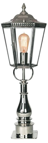 Chelsea N433P Solid Brass Nickel Plated Pillar Lamp