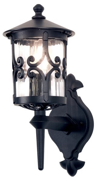 Elstead BL10-BLACK Hereford Exterior Up Light Wall Lantern IP23