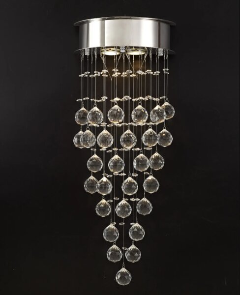 IL30786 Colorado 2 Light Crystal Wall Lamp