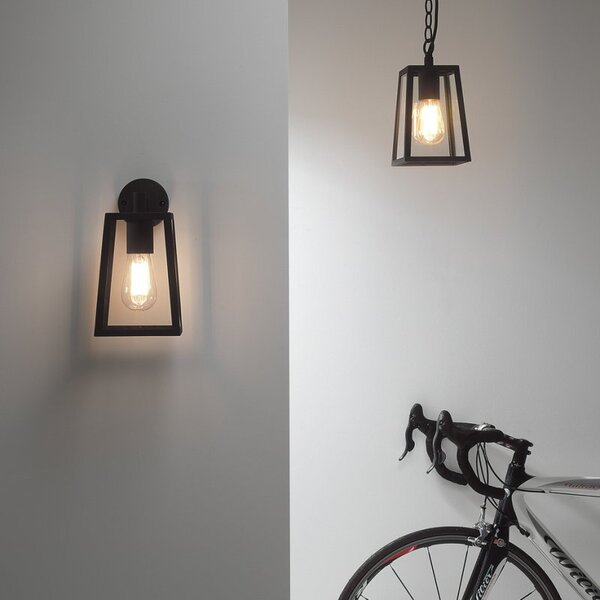 Astro 1306001 Calvi 1 Light Outdoor Wall Light in Painted Black