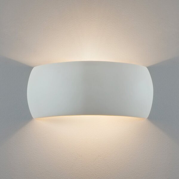 Astro 1299001 Milo 1 Light Ceramic Uplighter Wall Light
