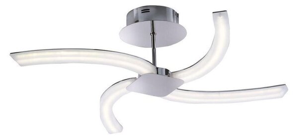M3561 On LED 4 Light Semi Flush Ceiling Light in Chrome
