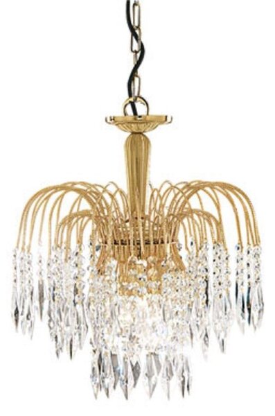 Searchlight 5173-3 Waterfall Gold 3 Light Ceiling Pendant