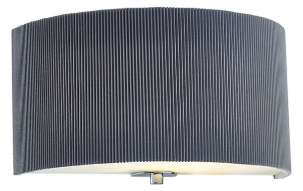 Dar ZAR0139 Zaragoza Modern Wall Light in Grey