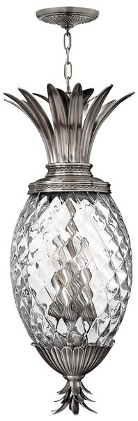 HK-PLANT4-P-PL 4 Light Polished Antique Nickel Pendant