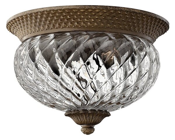 HHK-PLANT-F-S-PZ 2 Light Pearl Bronze Flush Ceiling Light