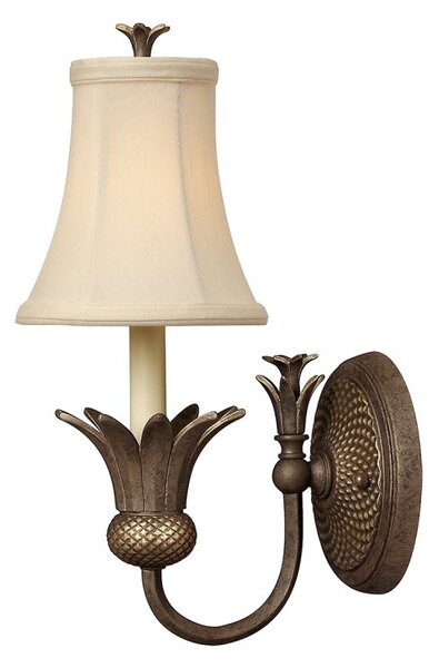 HK-PLANT1-PZ 1 Light Pearl Bronze Decorative Wall Light