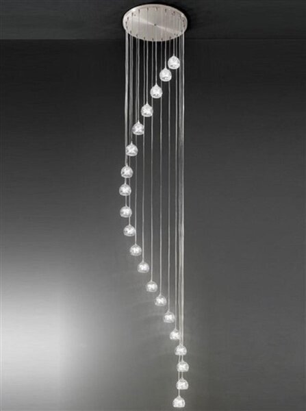 Franklite Tierney FL2300/20 20 Light Spiral Pendant Light