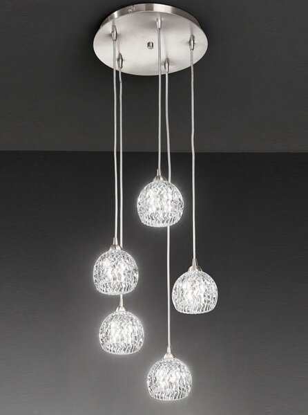 Franklite Tierney FL2301/5 5 Light Pendant Ceiling Light