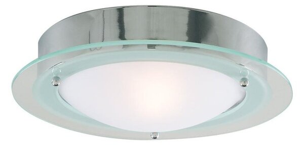 Searchlight 3108CC Chrome Flush 30cm Bathroom Light I.P44