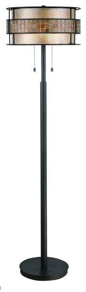 QZ/LAGUNA/FL/A 2 Light Renaissance Copper Floor Lamp