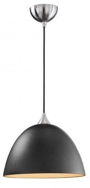 F2290/1/931 Glass Ceiling Pendant in Black and Gold