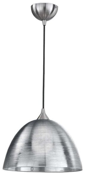 F2290/1/928 Glass 1 Light Medium Ceiling Light in Silver