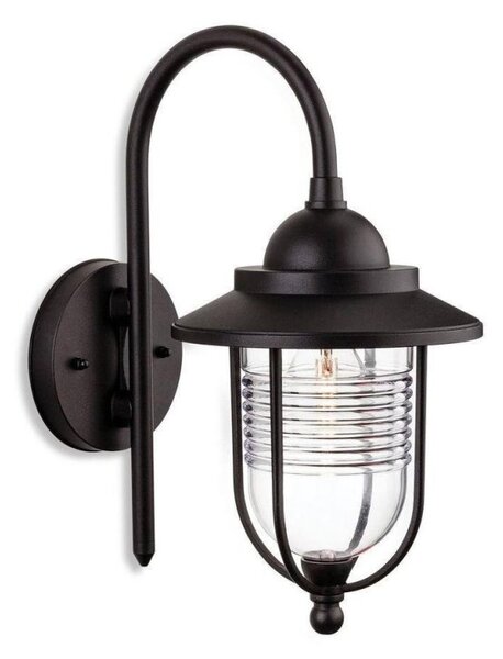 Firstlight 4909BK Oregon One Light Outside Wall Lantern Light In Black