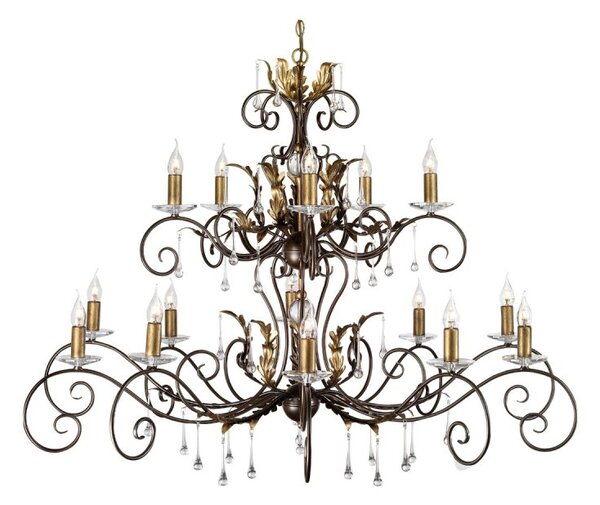 Elstead AML15 Bronze Amarilli 15 Light Ceiling Pendant