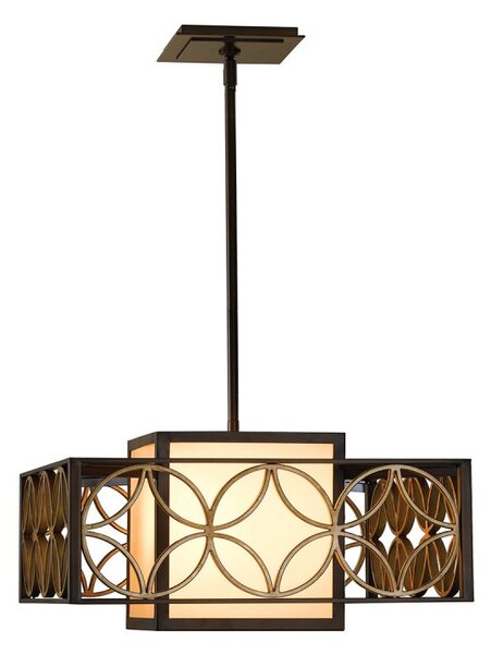 FE-REMY-P-B Remy 2 Light Adjustable Heritage Bronze Chandelier