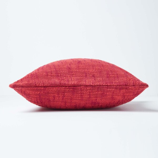 Homescapes Nirvana Cotton Orange Cushion Cover, 45 x 45 cm