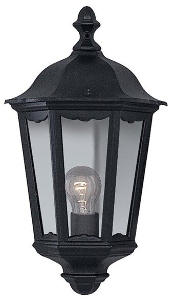 Searchlight 82505BK Alex Outdoor Wall Lamp