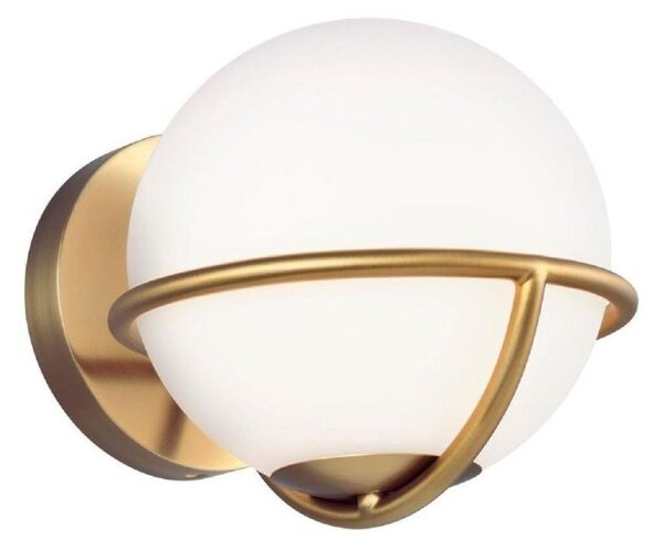 FE-APOLLO1-BB Apollo 1 Light Wall Light In Burnished Brass