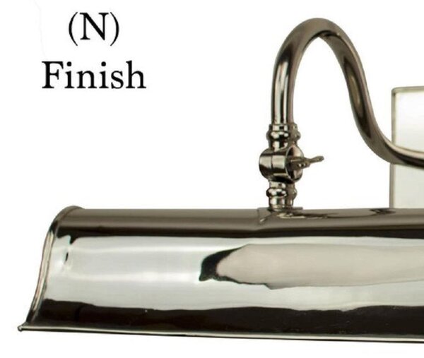 BT13N Blenheim 13 In Trough Picture Light In Nickel