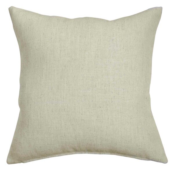 Homescapes Cream Linen Cushion Cover