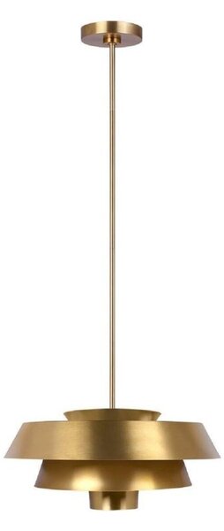 FE-BRISBIN-BB Brisbin1 Light Ceiling Pendant In Burnished Brass