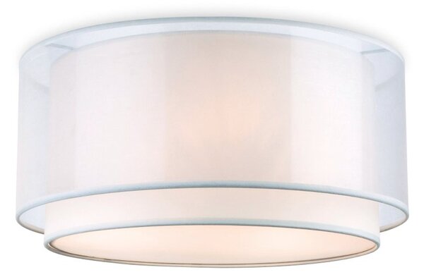 Firstlight 5914CR Chicago Three Light Flush Ceiling Light In Cream