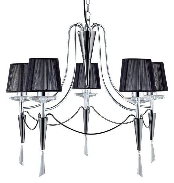 Searchlight 2085-5CC Duchess 5 Light Ceiling Pendant