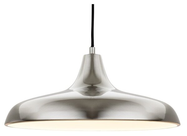 Firstlight 4854BS Curtis One Light Ceiling Pendant Light In Brushed Steel