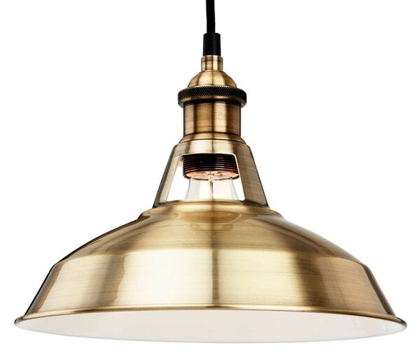 Firstlight 4867AB Albany One Light Ceiling Pendant Light In Antique Brass