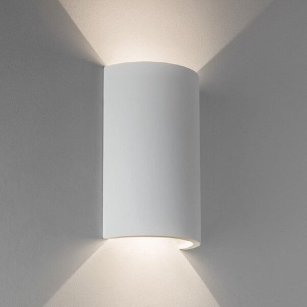 Astro 1350002 Serifos One Light Wall Light In White Plaster - H: 170mm