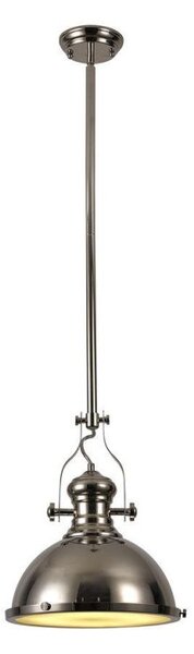 Albany 1 Light Ceiling Pendant In Polished Nickel
