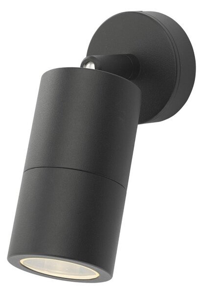 Dar ORT0722 Ortega 1 Light Outdoor Wall Light In Black