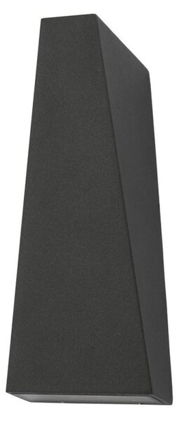 Dar PAC3239 Paco 2 Light Outdoor Wall Light In Grey With Clear Glass