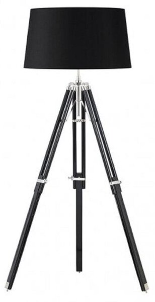 Endon EH-TRIPOD-FLBL Tripod Style Floor Light In Black - Base Only
