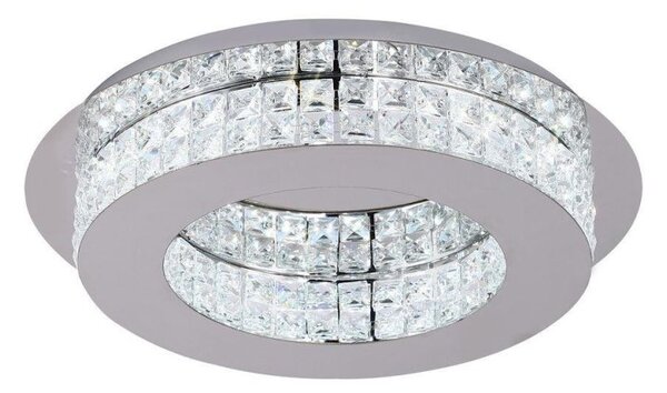 Eternity Flush LED Ceiling Light In Polished Chrome