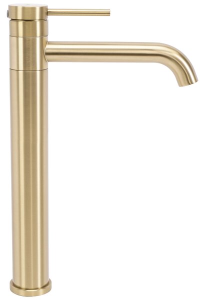 Bathroom faucet Rea LUNGIS Brush Gold Super High