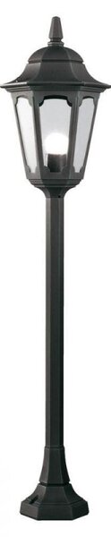 Elstead PR5 BLACK Parish 1 Light Exterior Pillar Lantern In Black